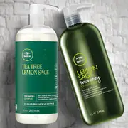 Paul Mitchell Tea Tree Lemon Sage Thickening Shampoo, Conditioner 1lt Duo