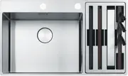 Franke Box Centre Dbl Bowl Sink HOF Kit - BWX220-54/27 SBR