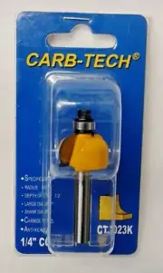 Carb-Tech CT1023K 1/4" Carbide Tipped Cove Router Bit