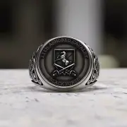 Handcrafted 925 Sterling Silver 11th Armored Cavalry "Black Horse" Ring