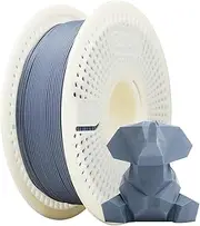 eSUN Matte PLA Refill Filament and Spool Kit, Spoolless Matte PLA 1.75mm and Removable Filament eSpool+, 1KG Spool (2.2 LBS) 3D Printing Filament for 3D Printers,Dark Grey