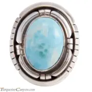Navajo Native American Larimar Ring Size 7 3/4 by Betta Lee SKU227919