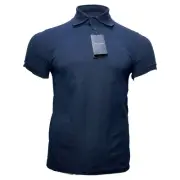 Saint Laurent Cassandre Embroidered-Logo Polo Shirt In Cotton Men Blue S
