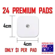 HiDow PainPod TENS EMS compatible ELECTRODE PADS - 4cm x 4cm x 24 PREMIUM PADS