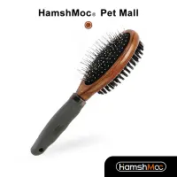 在飛比找蝦皮商城優惠-HamshMoc 寵物梳子 貓狗兔子梳子 雙面兩用梳 按摩梳