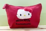 【震撼精品百貨】HELLO KITTY 凱蒂貓 HELLO KITTY日本SANRIO三麗鷗KITTY化妝包/筆袋-小熊紅*97559 震撼日式精品百貨