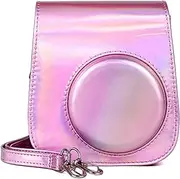 BLBMTCBCAG Instant Camera PU Leather Bag Color Camera Shoulder Bag Protective Case Protective Case Handbag Fit for Fujifilm Mini 11 Camera Protection(B)
