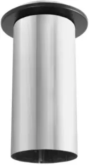 DuraVent DuraBlack Stainless Steel Stovepipe 6" Slip Connector 6DBK-SCSS