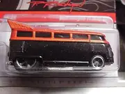 2010 Hot Wheels Phil's Garage Volkswagen T1 Drag Bus Orange/Black #30/39