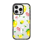 iPhone 16 Pro Impact Case MagSafe Compatible Capri Lemon Shower