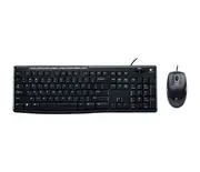 Logitech MK200 Media Corded Keyboard and Mouse Combo [920-002693]