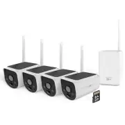 Swann MaxRanger4K Solar Security System with Longest Range Wireless. SWNVK-MR4KSD4