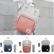 LEQUEEN Baby Diaper Nappy Mummy Changing Bag Backpack Multifunctional USB Charge