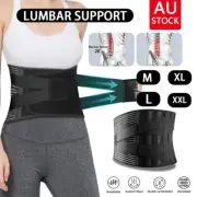 Lumbar Lower Back Support Brace Posture Orthosis Pain Wrap Waist Belt Trimmer AU