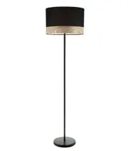 TAMBURA: Scandinavian Large Round Drum Shape Floor Lamps Black