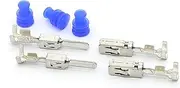 BIZOCA 2Pin Male Female Automotive Waterproof Connector 2.8mm Cable Connectors Additional Terminal and Seal 192840422 1928403874(Terminal Set)