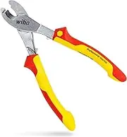 Wiha SB Professional Cable Cutter with On/Off Opening Spring, 180 mm Length