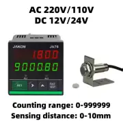 DC12V/24V AC110V/220V Digital Magnetic Induction Counter Meter With Hall Switch