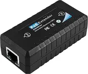 Gyorwst 1 Port POE Extender 10/100Mbps with IEEE 802.3Af Standard Input/Output for IP Camera Transmission Distance 120 Meters