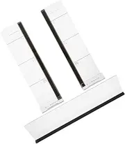 TEHAUX 3pcs Acrylic Monitor Memo Board Clip Side Panel Note Holder for Desktop Smooth Writing Easy Erasing for Home Office and Study Rooms