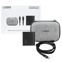 在飛比找環球Online優惠-SAMSUNG ITFIT 原廠 30W 旅行充電組-含雙口