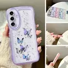 Butterfly Clear Shockproof Wavy Case For Samsung Galaxy A56 A36 A35 A26 A25 A16