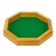 Wood Dice Tray, Octagon BRY004317U