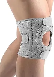 Knee Brace For Men | Brace & Elastic Supports | Adjustable Wrap, Basketball Accessories, Leg Support For Weightlifting Sports