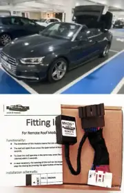 AUDI A5 F5 B9 CABRIO CONVERTIBLE PLUG & PLAY KEY FOB REMOTE ROOF CONTROL MODULE