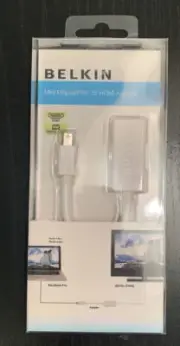 Belkin Mini DisplayPort to HDMI Adapter-Sealed Package.