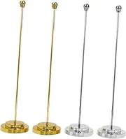 DOITOOL 4Pcs Flagpole Holder Sturdy Desk Flag Support for Flags for Office Meetings and Events
