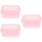 3 Pieces Double Layer Soaking Bowl off Manicure Bowls Plastic Nail
