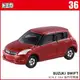 恰得玩具 TOMICA 多美小汽車NO.036 SUZUKI SWIFT（紅）_TM036-2