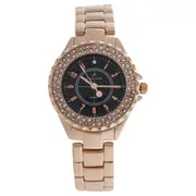 2033L-GPB Rose Gold Stainless Steel Bracelet Watch by Kim & Jade for Women - 1 Pc Watch