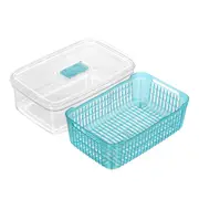 Boxsweden Crystal 4.7L Plastic Vegetable Storer Fridge Container Assorted