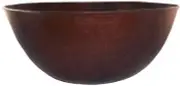 16" Antique Vintage Hammered Copper Arts and Crafts Weathered Bowl