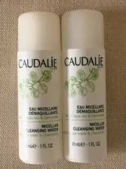 CAUDALIE MICELLAR CLEANSING WATER Sample Size 2-PK Ea 1 oz /30 ml New Free Ship
