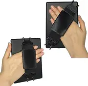 Secure Hand Strap for 6-7" Kindle and Tablets, Handle Grip for Tablet eReaders Fire - Kobo/Voyaga/Lenovo/Sony Kindle E-Book Tablet（Black）