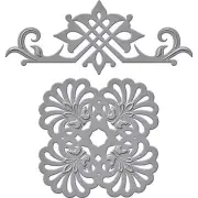 Spellbinders D-Lites ~ ORNAMENTAL ACCENTS ~ S3-253
