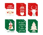 Christmas Cards, , Pattern Cards, Christmas Greeting Card