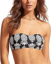 [Seafolly] Women's Bustier Bandeau Bikini Top Swimsuit