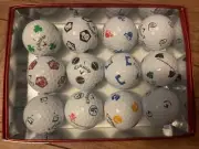 1 DOZEN RARE ~ UNIQUE Callaway Chrome Soft TRUVIS Mix 12 Golf Balls - NEW ~ L181