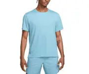 Nike Mens Dri FIT Miler UV Running Tee - Denim