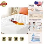 Luxury King Mattress Pad - Multi-Layer Waterproof Protector with Deep Pocket Fit