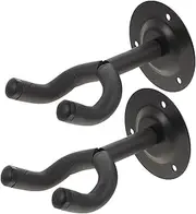 GLSTOY 2 Sets Guitar Hanger Wall Mount Strong Guitar Holder for Violin Ukulele
