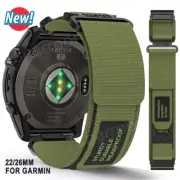 Quickfit Nylon Watch Band Strap For Garmin Fenix E 8 7 6 7X 6X 5X/EPIX/Instinct