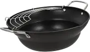 TIDTALEO 1 PC Fry Pan Cooking Mini Fryer Tempura Nonstick Small Cookware Deep Frying Pan Frying Pot Portable Frying Pan Non-Stick Frying Pan Style Frying Pan Coffee Stainless Steel