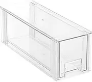 Boxsweden Crystal Stackable Slim Drawer, 35 x 12.5 x 13.5 cm Size