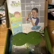 Kiwi Crate "Peek into Ponds" STEM Educational Box Kids Learning New Open Box