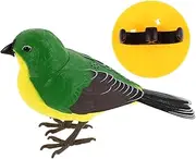 HOMOBABE Robot Bird Toy Electric Singing Chirping Simulation Figurine Funny Plaything for Boys and Girls Realistic Bird Sounds for Home Interactive Pet Simulation